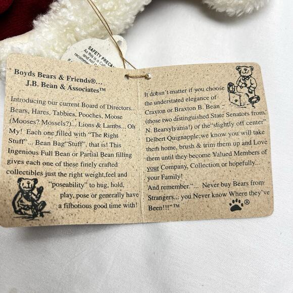 Boyds Bears Juliella T Frostfire Winter Snowflake Plush Stuffed Bear With Tags - Picture 5 of 7